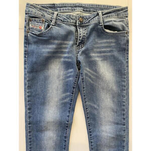 Diesel Industry Denim Deivision Jeans Size 30 Made In Italy Distressed